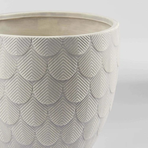 Cyan Design 11473 Nereus Grey Planter, Short-Large - Picture 2 of 5