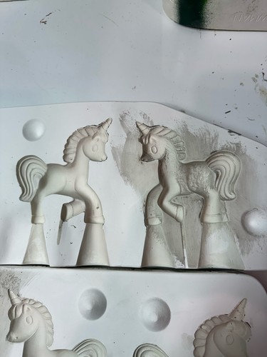 Ton Magic Gangbuster Einhorn Ornamente 4376 Keramik Stülpform Weihnachten - Bild 10 von 15