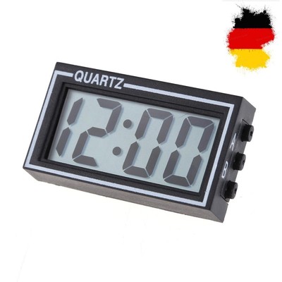 Car Dashboard Clock Self-Adhesive Bracket Digital Clock for Home Office Car