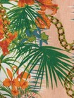 DG2 Diane Gilman Tigerlily Flower Jeans 10 P Stretch Pants Orange Floral Chains — photo 9