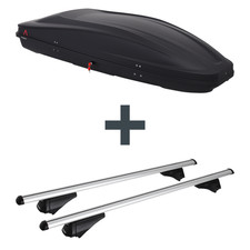 Dachbox G3 Spark 480 + Dachträger Menabo Tiger für VW Passat Variant B7 Typ 365