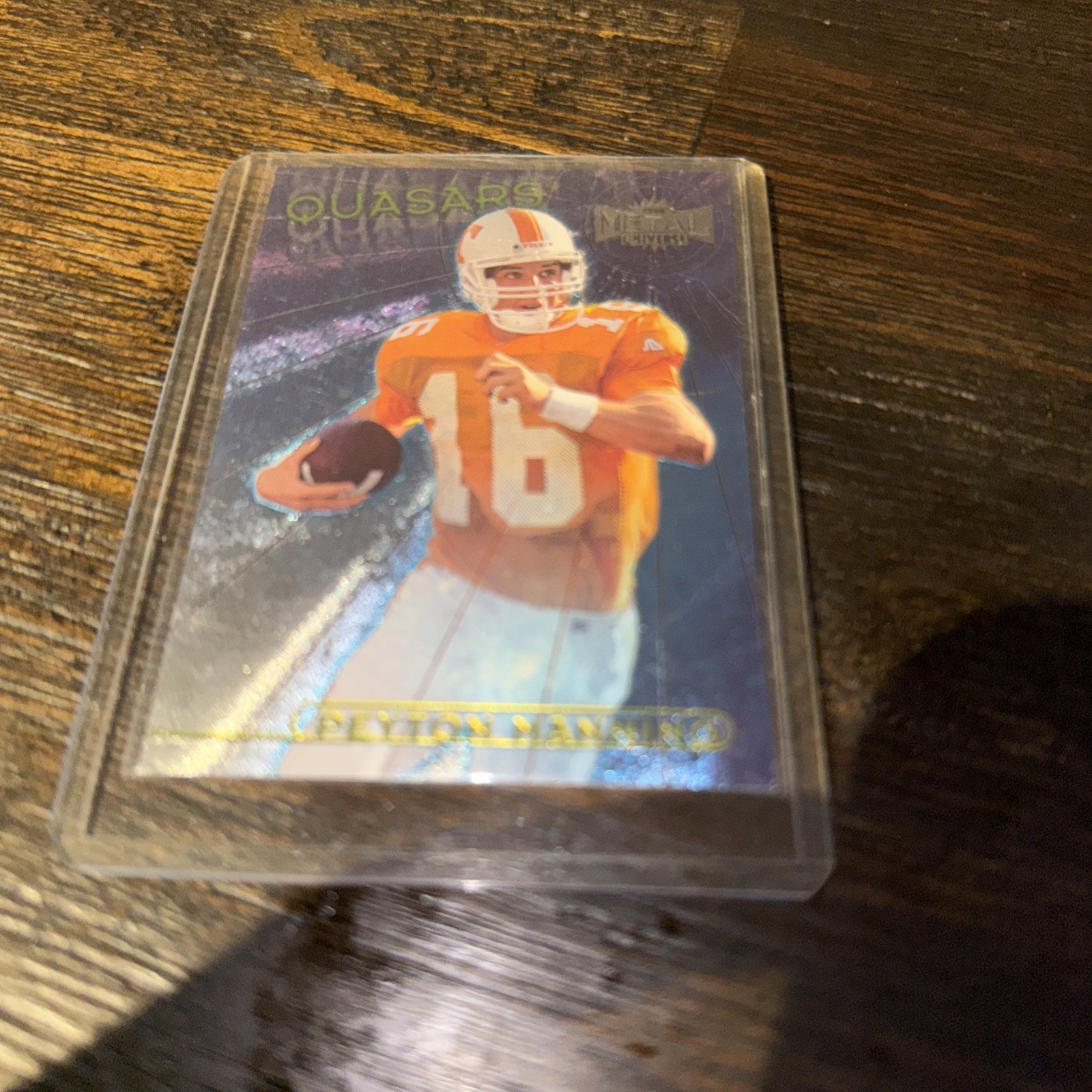 1998 METAL UNIVERSE QUASARS #1 PEYTON MANNING ROOKIE Insert SP RC Colts Broncos