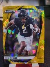 2025 Panini Prizm Draft Picks Kobe Hudson #136 - Gold Ice - RC