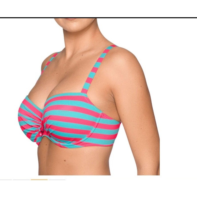 EUC PrimaDonna Swim Capri Bikini Swimsuit Set Top G Padded Cup Bottoms Small View 3