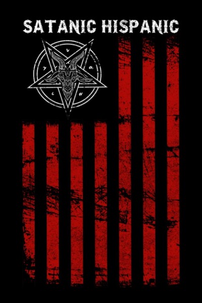 Notizbuch Liniert 6X9 Zoll, Satanic Hispanic, 120 Seiten, Schreibheft, Tagebuch-image