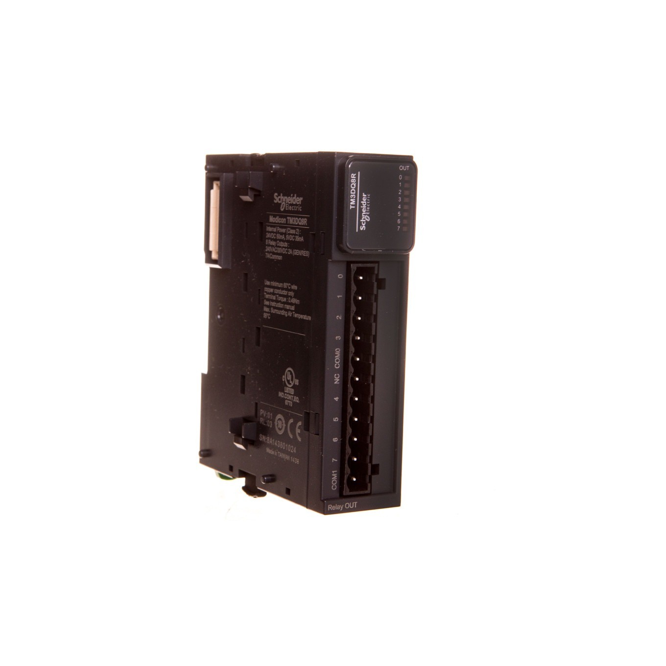 TM3-8 TM3DQ8R Modicon 8-Output Relay Module