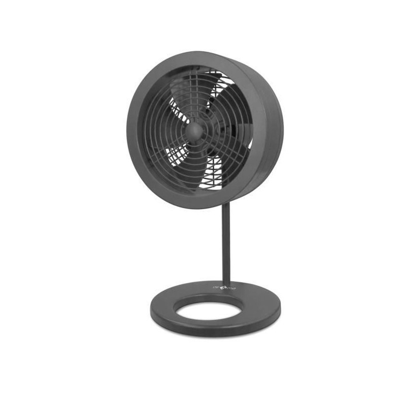 Ventilateur de table AIR AND ME Noas 32W Ø20cm compact avec variateur vitesse noir