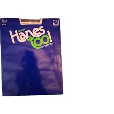 Vintage, Sheer Hanes Too Pantyhose, Size A B, Sandalfoot Style 117, Barely There