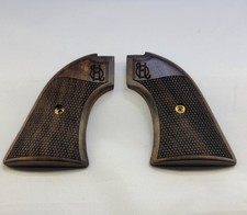 Heritage Arms Rough Rider Grips In Walnut With Checkering And Carved Circle H