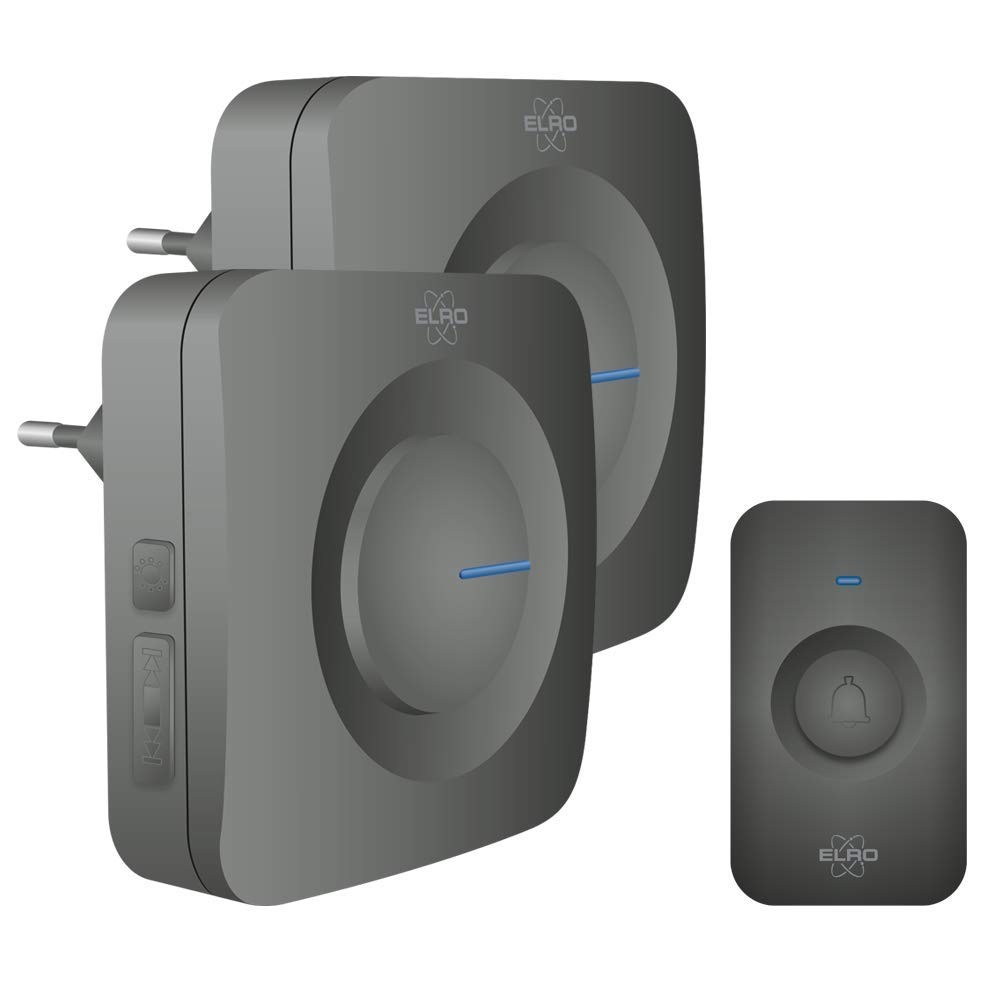 Campanello Wireless Professionale ELRO DB3000 - Kit 2 Ricevitori