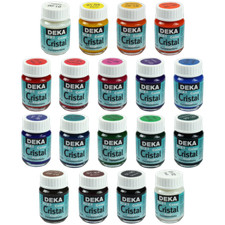 DEKA Cristall  Universal-Transparentlack 25 ml - 18 Farben zur Auswahl -