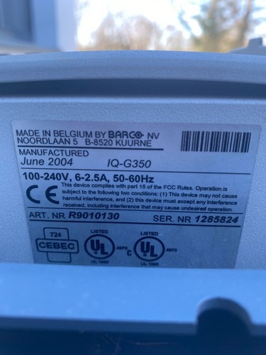 Barco iQ G350 Projecteur - Photo 4/4