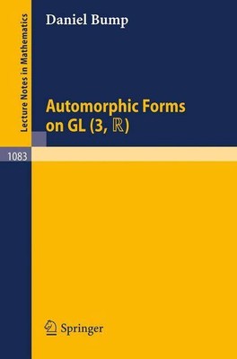Automorphic Forms on GL (3,TR) by D. Bump (English) Paperback Book