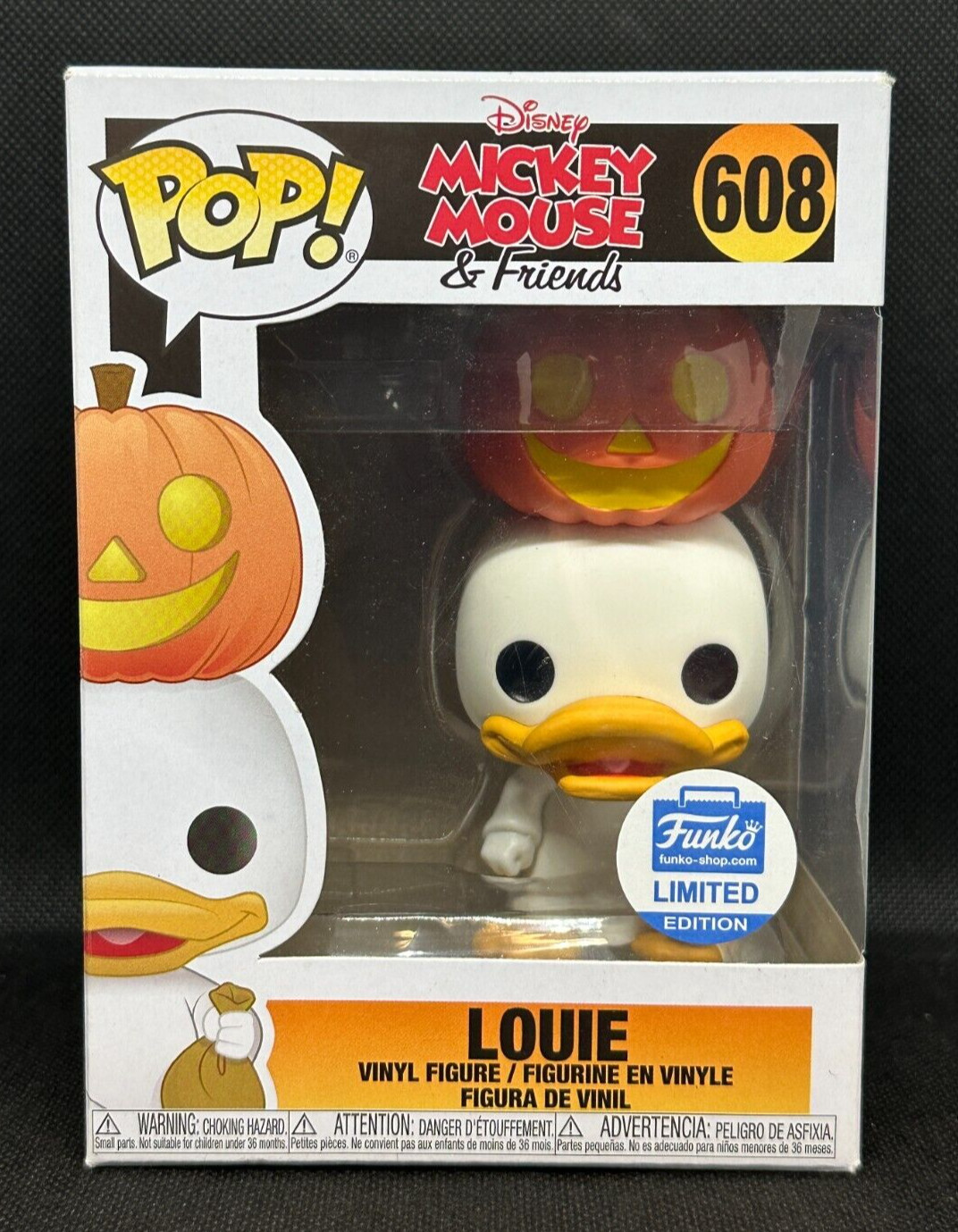 Funko Pop Louie 608 Disney Mickey Mouse &Amp; Friends Funko Shop Limited Edition
