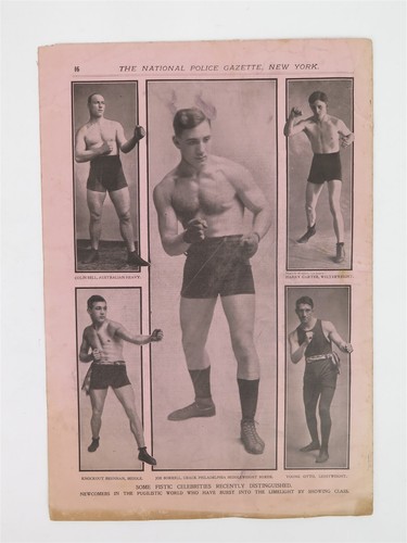 July 10, 1915 POLICE GAZETTE w/ Baseball's Sam Crawford - Picture 4 of 5