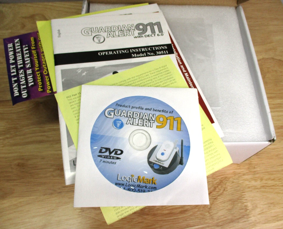 LOGICMARK Guardian 警报 911 紧急警报系统型号 30511 全新开箱 — 第 4/4 张图片
