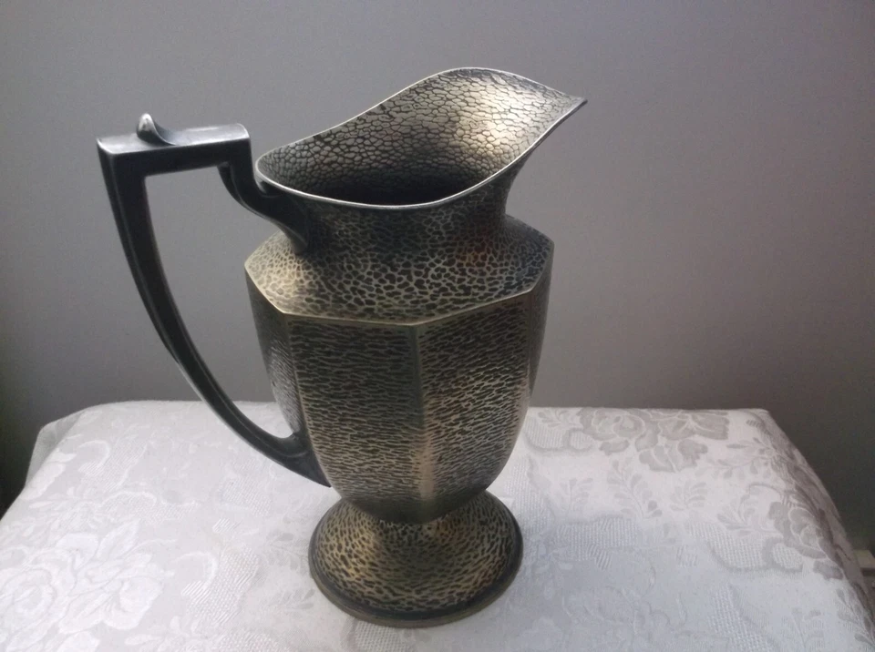 复古 The Hoffman Mfg Co Shefield 质量 W.M. Mounts 10英寸水壶 — 第 2/4 张图片