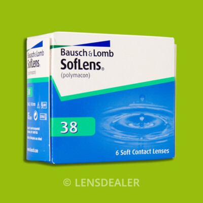 SofLens 38 1x6 Kontaktlinsen Monatslinsen Bausch & Lomb