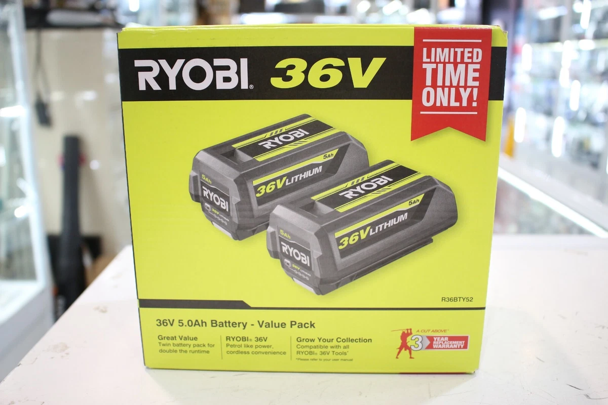 Ryobi battery 2024 36v 5.0 ah