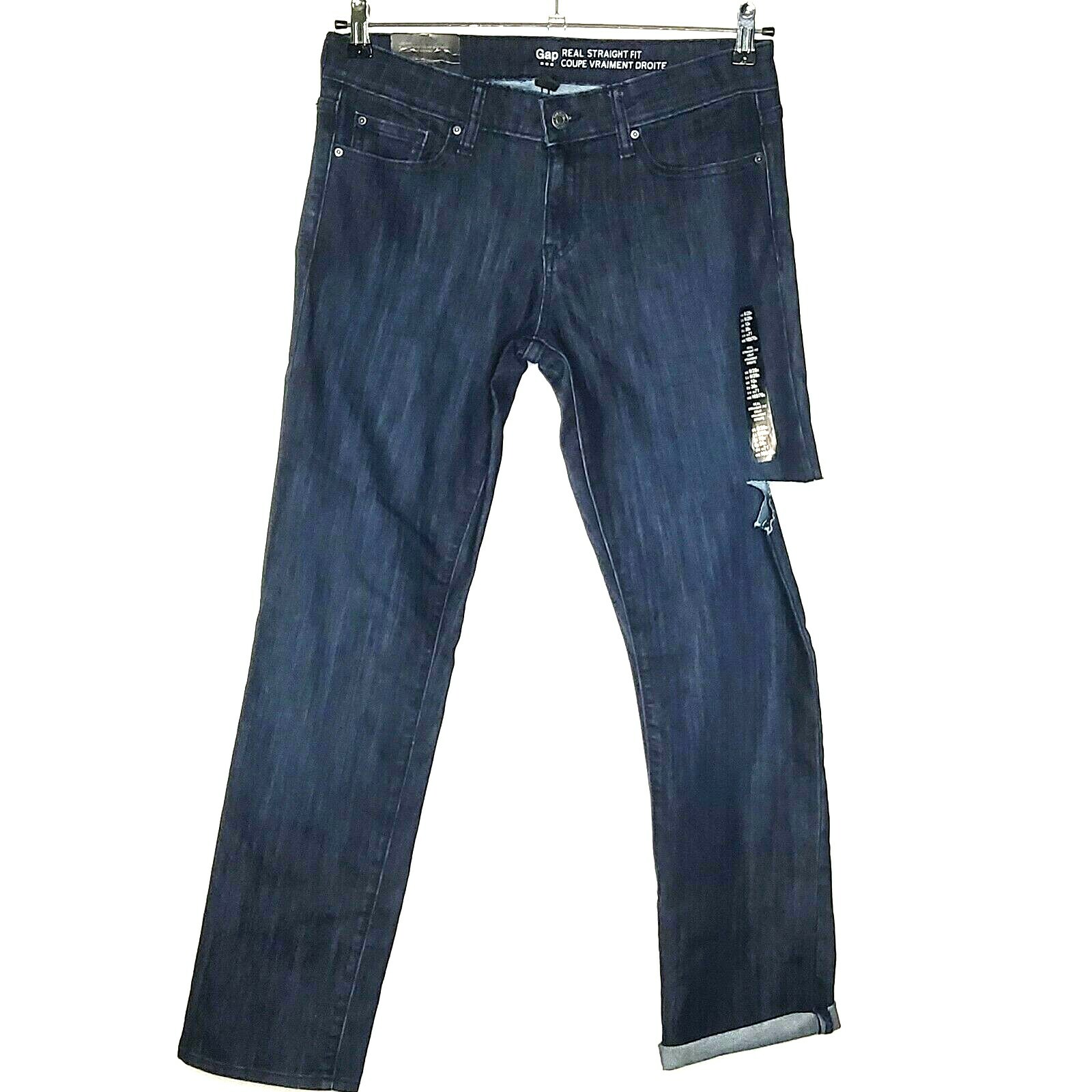 New Gap Sz 6 Real Straight Fit Denim 