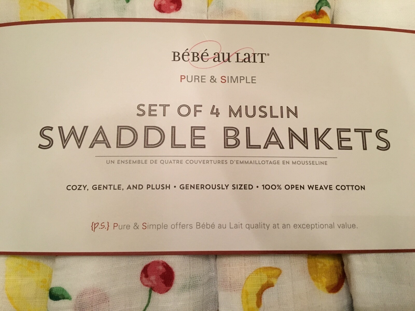 bebe au lait muslin swaddle