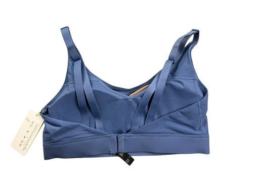 NWT~ All in Motion sz S Blue Medium Support Effortless Support Bra Sports vv18 - Picture 2 of 3