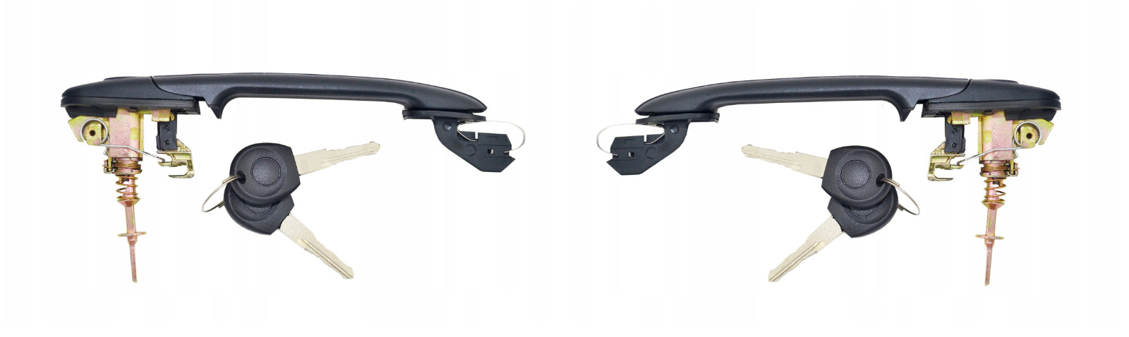 Poignée de porte extérieure VW Sharan 2 pour réparation serrure avant gauche droite 56mm