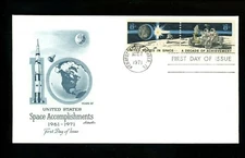 US FDC #1434-1435 Artmaster 1971 Kennedy Space Center FL Space Achievements MC
