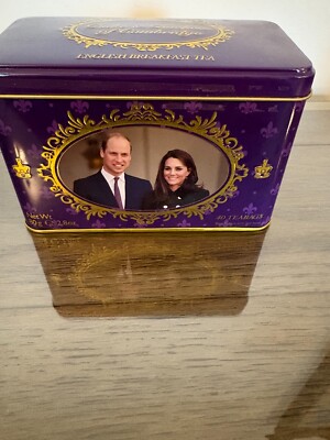 Duke and Duchess of Cambridge Collectible Tea Tin