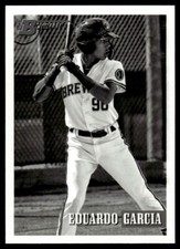 2021 Bowman Heritage Black & White #127 Eduardo Garcia Milwaukee Brewers