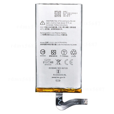 For Google 6.3'' Pixel 4 XL G020J-B 3700mAh Replacement Li-ion Battery USA