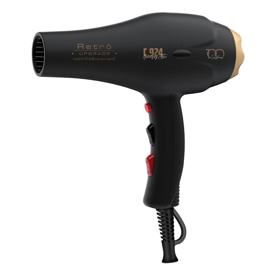 RETRO UPGRADE RUP-C924 ASCIUGACAPELLI PHON PROFESSIONALE 2100W CERAMICA IONI - Immagine 2 di 4