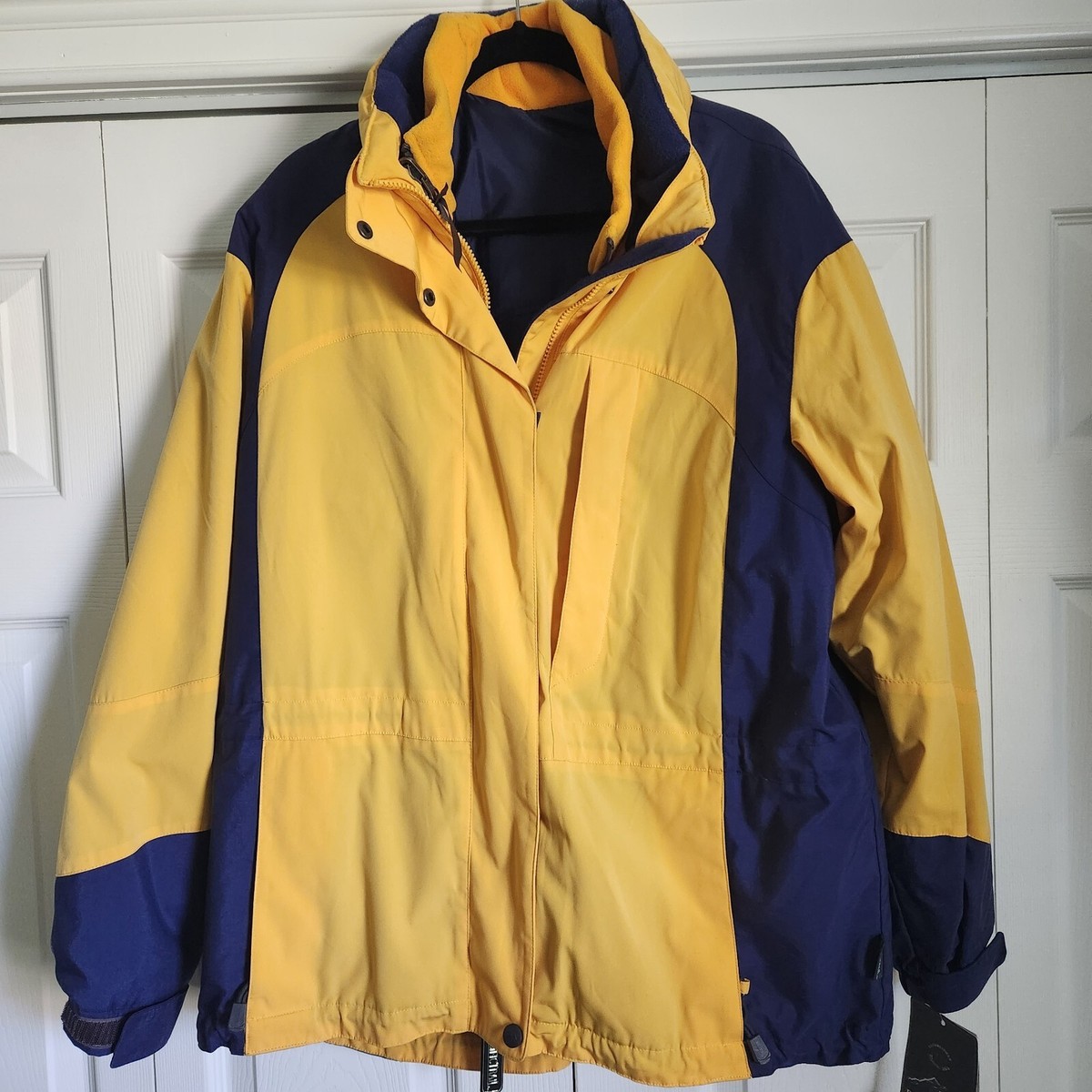 Pacific Trail Mens 4-in-1 Yellow Outdoor Wear Full Zip Long Sleeve Jacket  Size L - Main Image