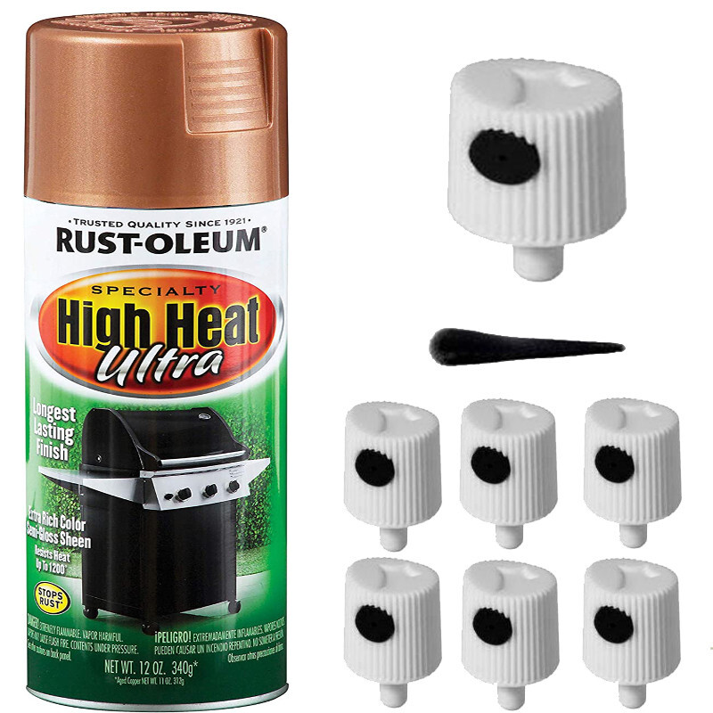 6 Spray Paint Caps for RustOleum Specialty High Heat Ultra BBQ Spray
