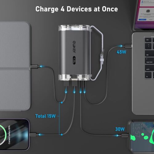 40000mAh Portable Power Bank PD 100W Laptop Phone Charger Battery Backup - Picture 6 of 8