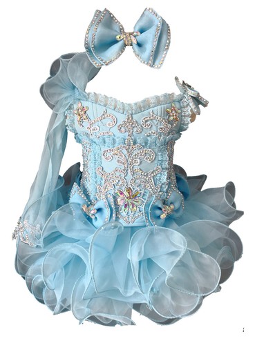 Jenniferwu Baby Girl Dress Lace Pageant Party Wedding Tull Dress 4T