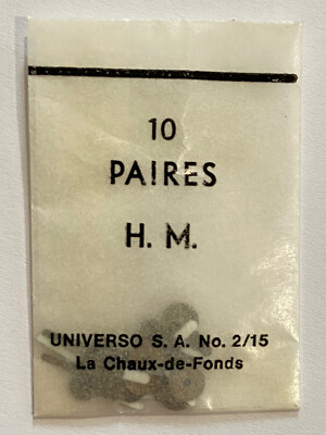 Aiguilles Heure/minute Pour Montre Lip Rudy Meyer – Neuves, Stock, Orange, Acier