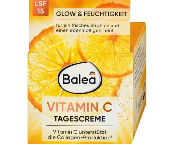 BALEA Crema de Día con Vitamina C, FPS 15, Hidratación Piel. 50 ml Foto 2 de 4