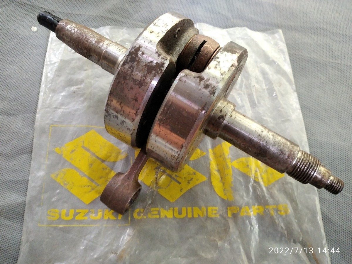 鈴木 Suzuki TS125 TS 125 Crank Shaft Crankshaft Assy NOS Genuine 12200