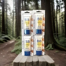 🎈4 CANDY MOYO Nucolor BEAUTY BENEFIT B.B CREAM LIGHT 1 FOUNDATION CONCEALER