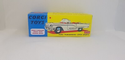 Corgi Toys Ford Thunderbird Open Sports Reprobox #215 S