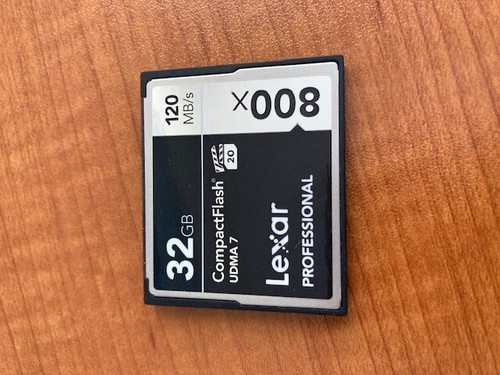 Lexar Professional 800x 120MB/s UDMA 7 32GB CF Card