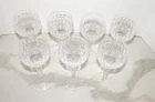 VINTAGE WATERFORD CRYSTAL COLLEEN TALL STEM WINE HOCK SET OF SEVEN (7)