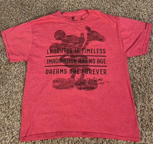 Walt Disney World Disney Parks RedMickey Mouse Short Sleeve T-Shirt - Adult M