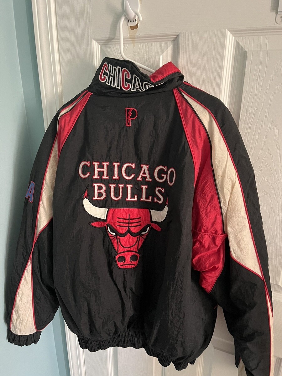 Chicago Bulls 1990's Vintage NBA Pro Player Jacket (Size L) | eBay