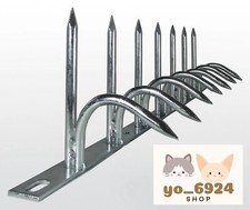 Shinobi Stealth Outdoor Sicherheitszaun 5,1 Zoll Silber eine Seite Kralle Spezifikation