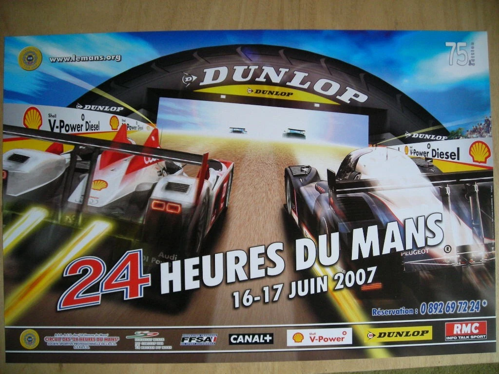 Affiche Originale Des 24 Heures Du Mans 1997 – Poster ACO 43