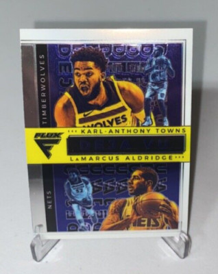 2020-21 Panini Flux Karl-Anthony Towns LaMarcus Aldridge Deja Vu #34