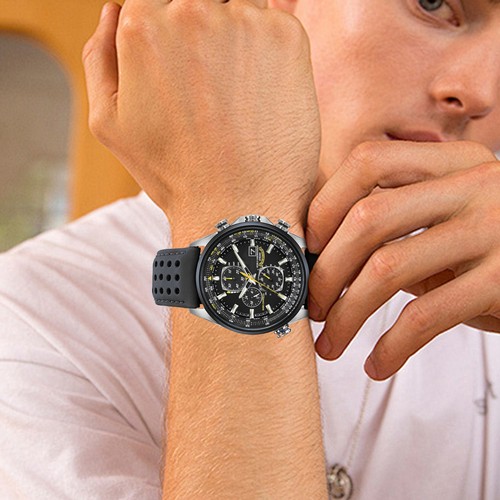 CITI-ZEN Blue Angels Men's Watch Men's Fashion Belt Quart-z Watch wristwatch - Picture 9 of 20