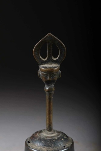 art asie Cloche de cérémonie en bronze de chaman Dao - Photo 9 sur 10
